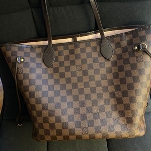 Louis Vuitton Ebene Neverfull Shoulder Bag